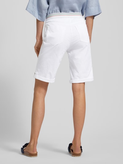 Toni Dress Regular Fit Bermudas mit elastischem Bund Modell 'SUE' Weiss 5
