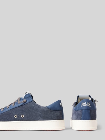 P448 Sneakers met vetersluiting, model 'Jack' Marineblauw - 2