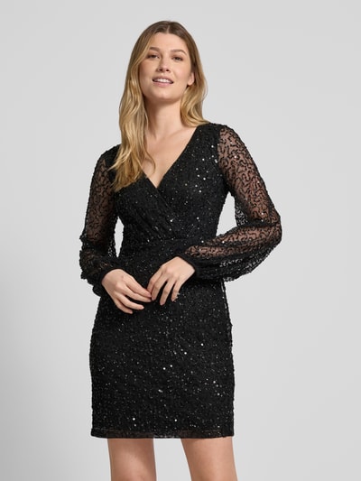 Jake*s Cocktail Cocktailkleid mit Paillettenbesatz Black 4