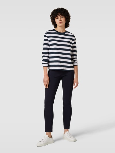 Selected Femme Sweatshirt mit Streifenmuster Modell 'ESSENTIAL' Marine 1