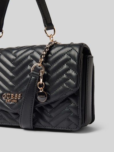 Guess Umhängetasche mit Steppnähten Modell 'ANNING' Black 3