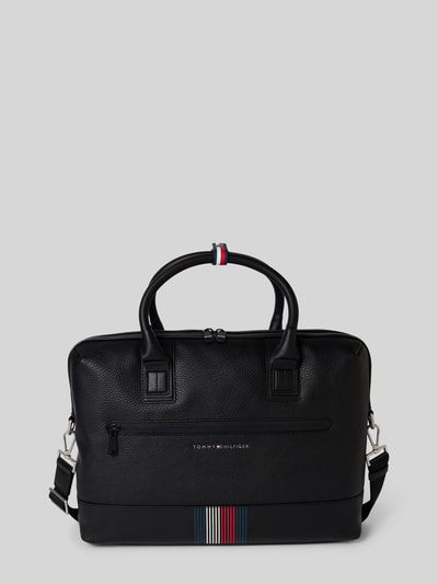 Tommy Hilfiger Handtas met labeldetails, model 'TRANSIT' Zwart - 2