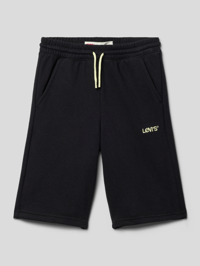 Levi’s® Kids Sweatshorts mit Label-Stitching Black 1