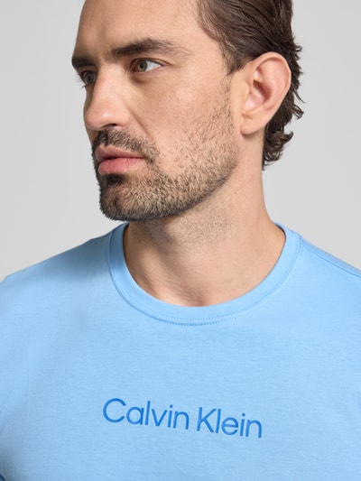 CK Calvin Klein T-Shirt mit Logo-Print Sky 3