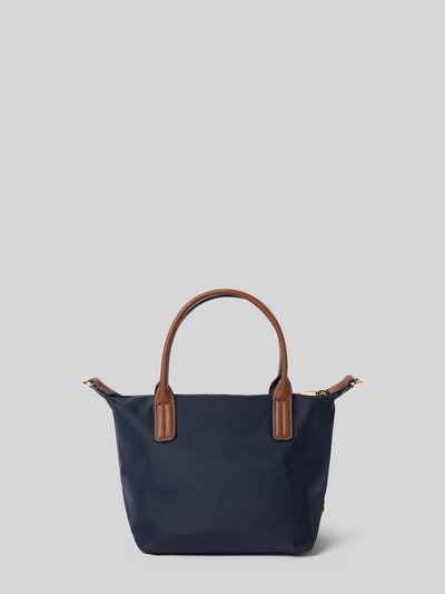 Produktfoto, Henkeltasche mit gestickten Kontraststreifen von Tommy Hilfiger, efekt: jednolity kolor, zamek błyskawiczny, główna przegroda, przegródka wewnętrzna zapinana na zamek błyskawiczny, aplikacja z logo z metalu, uchwyt, odpinany pasek na ramię