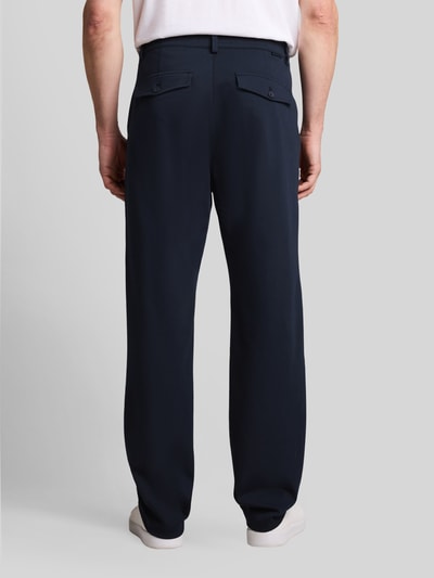 Tom Tailor Regular Fit Jogpants aus Baumwoll-Mix Modell 'RUPERT' Marine 5