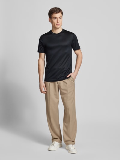 Emporio Armani T-Shirt aus Lyocell-Mix Marine 1