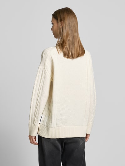 Armedangels Strickpullover mit Zopfmuster Modell 'BERFINAA CABLE' Offwhite 5