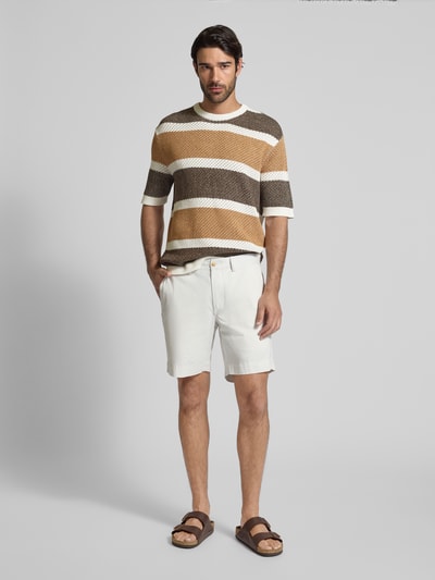 SELECTED HOMME Regular fit T-shirt van puur katoen, model 'GINGER' Beige - 1