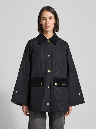 Barbour Jacke mit Steppnähten Modell 'CORINNE' Black 4