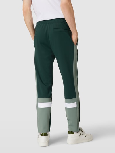 BOSS Sweatpants met galonstrepen, model 'Lamont' Flessengroen - 5