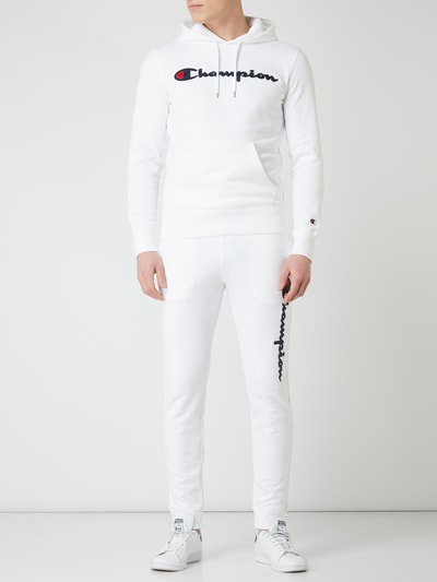 CHAMPION Regular Fit Sweatpants mit Logo-Stickerei  Weiss 1