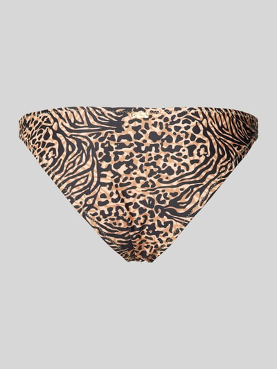 Shiwi Bikini-Hose mit Animal-Print Camel 3