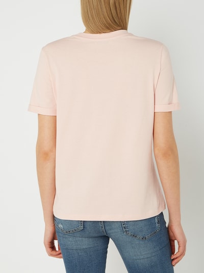 Pieces T-Shirt aus Baumwolle Rose 5