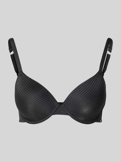 Skiny BH mit Hakenverschluss Modell 'Essentials' Dunkelgrau 1