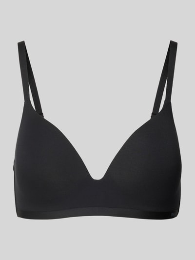 Skiny Triangel-BH mit Label-Detail Modell 'SMARTOUCH' Black 1