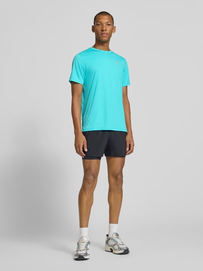 ASICS Regular Fit T-Shirt mit Logo-Print Tuerkis 1