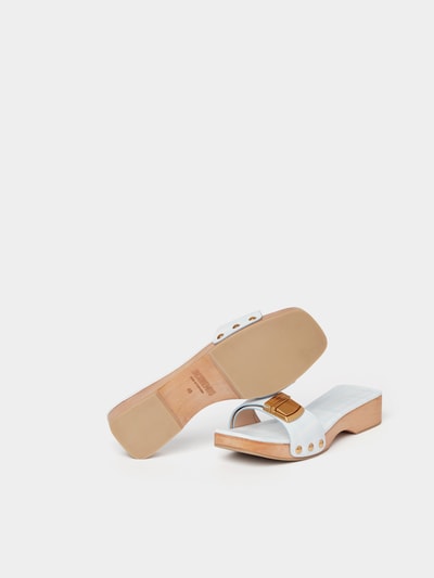 Jacquemus Sandalette mit Schnalle Blau 4