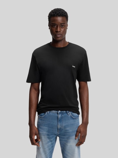 HUGO Relaxed Fit T-Shirt mit Rückenprint Black 4