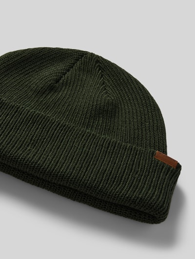 COLUMBIA Beanie met labeldetail Olijfgroen - 2