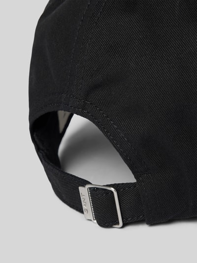 Gant Basecap mit Label-Stitching Modell 'UNISEX SHIELD HIGH CAP' Black 3