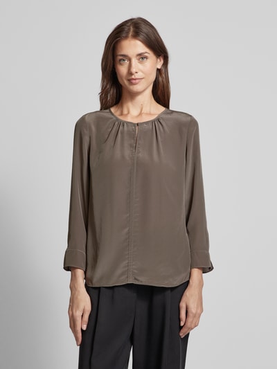 Luisa Cerano Blouse met 3/4-mouwen Taupe - 4