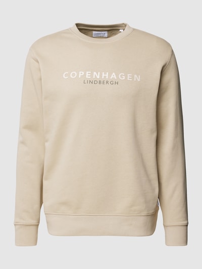 Lindbergh Sweatshirt met ronde hals Steengrijs - 2