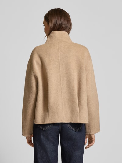 Someday Relaxed Fit Wolljacke mit Kaschmir-Anteil Modell 'VARAH PURE' Sand 5