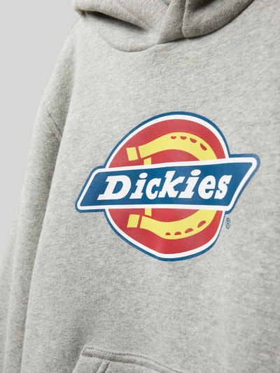 Dickies Hoodie mit Label-Print Modell 'YOUTH' Hellgrau Melange 2