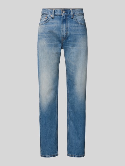 Produktfoto, niebieskie jeansy o prostym kroju regular fit z bawełnianego denimu Regular Fit Straight Jeans aus reiner Baumwolle Modell '505® REGULAR' von Levi's®, Herren Straight Fit Jeans von Levi's®
