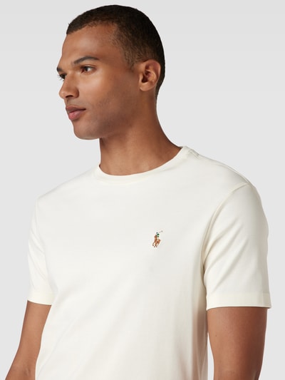 Polo Ralph Lauren T-Shirt mit Logo-Stitching Offwhite 3