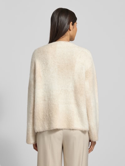 Someday Gebreide pullover met ribboorden, model 'Teonie' Beige gemêleerd - 5