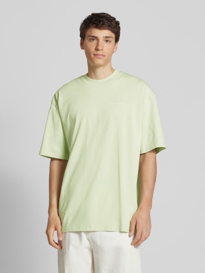Pegador Oversized T-Shirt mit Label-Print Mint 4