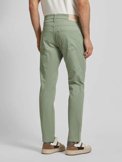 BOSS Slim fit stoffen broek met stretch, model 'Delaware' Rietgroen - 5