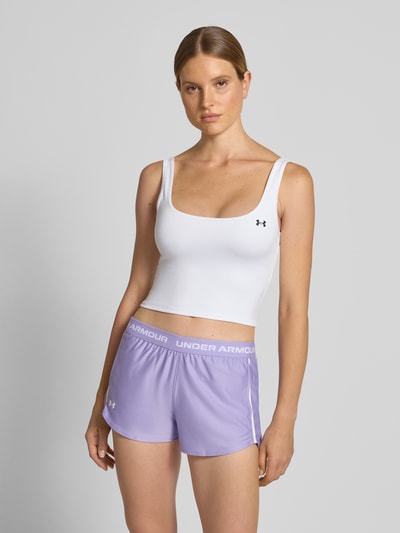 Under Armour Korte top met V-hals Wit - 4