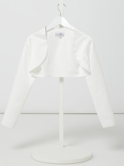 Happy Girls Bolero van satijn Offwhite - 1