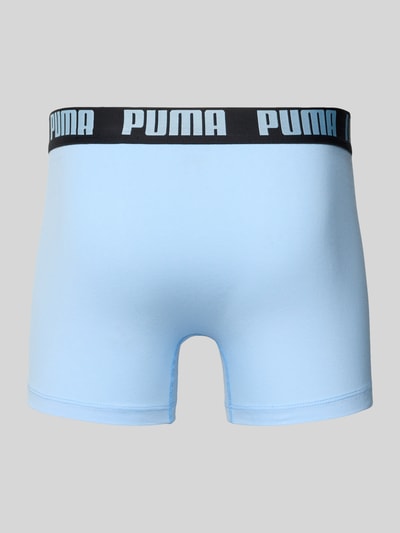 PUMA Boxershort met elastische logo in band in een set van 2 stuks Marineblauw - 3