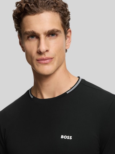 BOSS Green Regular Fit T-Shirt aus Baumwoll-Mix Modell 'TAUL' Black 3