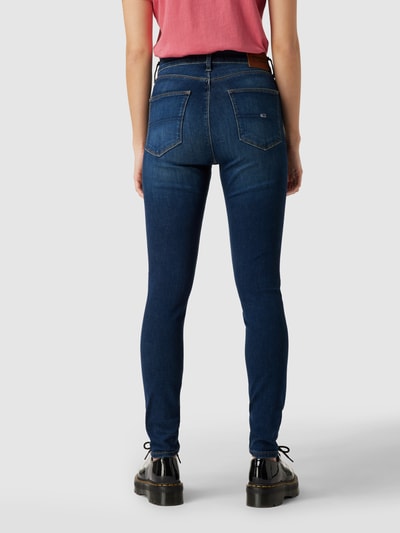 Tommy Jeans Super Skinny Fit Jeans mit Stretch-Anteil Modell 'Sylvia' Dunkelblau 5