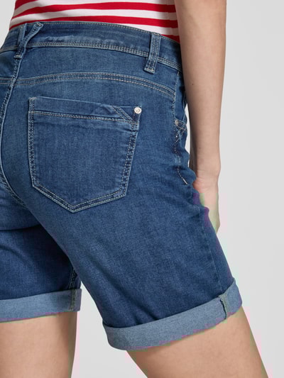 Tom Tailor Slim fit korte jeans van katoenmix, model 'ALEXA' Jeansblauw - 3