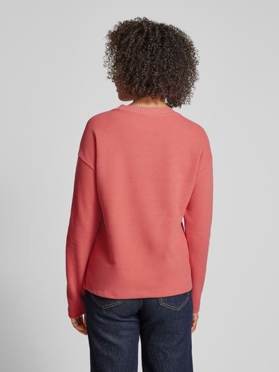 s.Oliver RED LABEL Relaxed Fit Sweatshirt mit gebrushter Oberfläche Rose 5