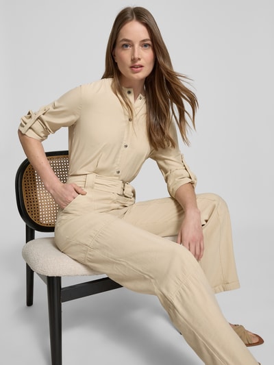 BOSS Orange Jumpsuit mit Taillengürtel Modell 'Daiyla' Sand 3