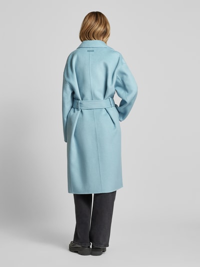 Calvin Klein Womenswear Wollmantel mit Bindegürtel Aqua 5