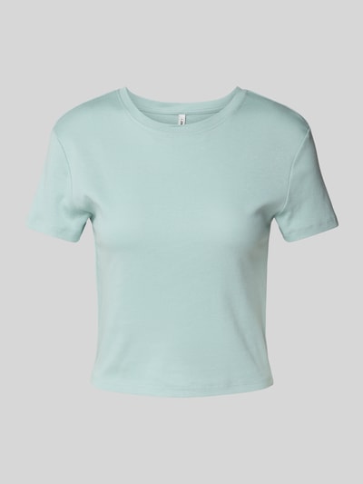 Only Slim Fit T-shirt aus reiner Baumwolle Modell 'ELINA' Schilf 2