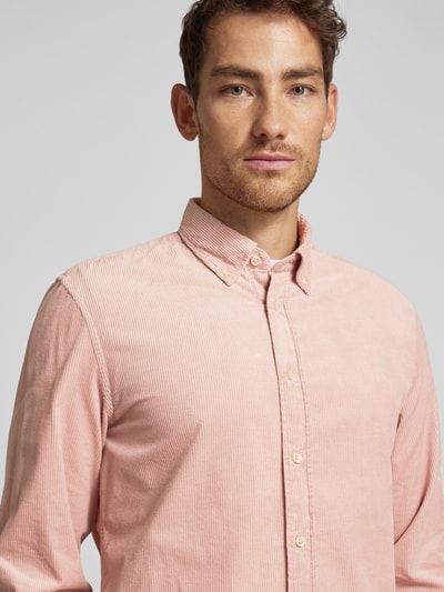 Marc O'Polo Regular fit corduroy overhemd van puur biologisch katoen Roze - 3