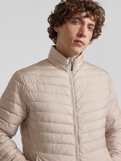 Jack & Jones Steppjacke mit Stehkragen Modell 'STATE' Beige 3