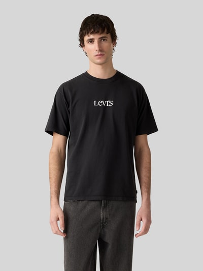 Levi's® Relaxed Fit T-Shirt aus reiner Baumwolle Black 4