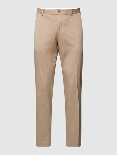 SELECTED HOMME Slim fit pantalon in gemêleerde look Beige gemêleerd - 2