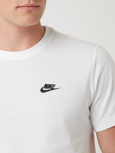 Nike T-shirt met geborduurd logo  Wit - 3