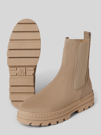 Marc O'Polo Chelsea boots van stijlvol rundersuède Taupe - 4